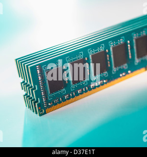 Studioaufnahme von Computer-chips Stockfoto