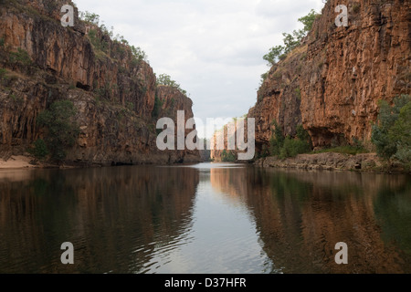 Natürliche Schluchten, Nitmiluk Nationalpark von Katherine River, Northern Territory, Australien Stockfoto