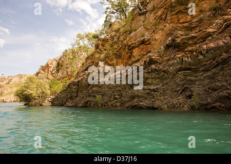 Atemberaubende Landschaft entlang der Küste von Kimberley, wie hier bei Talbot Bay, Westaustralien Stockfoto