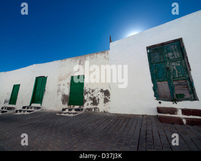 Die Altstadt von Teguise auf Lanzarote Stockfoto