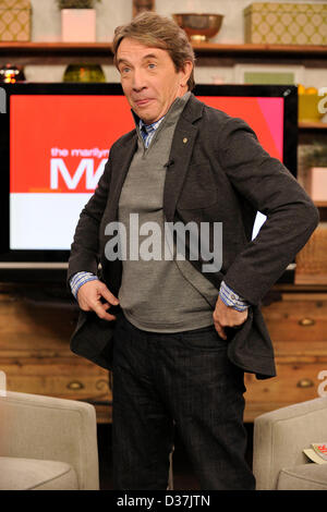 12. Februar 2013. Toronto, Kanada. EMMY und Tony Award-Winning kanadisches Symbol und lustigen Mann Martin Short erscheint auf CTV es The Marilyn Denis Show zum Interview. (DCP/N8N/ALAMY LIVE-NACHRICHTEN) Stockfoto