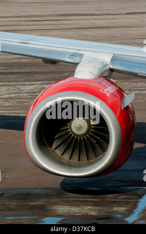 Ein Flugzeug am Flughafen Stockfoto