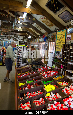 Köder und bekämpfen Shop, Highland Park Fish Camp, der nächste RV camping DeLeon Springs State Park, FL Stockfoto