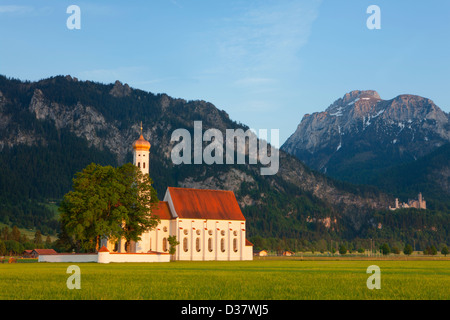 Kirche St. Coloman, Schwangau, Bayern, Deutschland Stockfoto