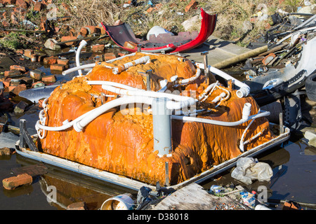 Fliegen Sie, Trinkgeld in Barrow in Furness, Cumbria, UK Stockfoto