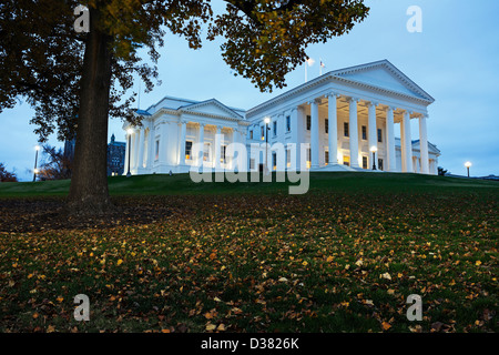 USA, Virginia, Richmond, Fassade des State Capitol Building Stockfoto