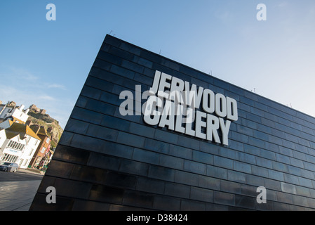 Jerwood Galerie, ein Museum für zeitgenössische britische Kunst auf das Stade in Hastings Altstadt gelegen Stockfoto