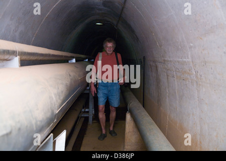 Öl-Lagerung-Tunnel, Darwin, Northern Territory, Australien Stockfoto