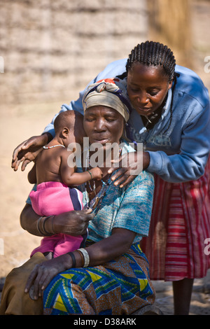 Afrikanische Mütter mit Kind Stockfoto