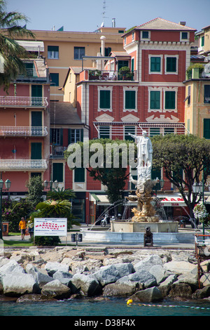 Santa Margherita - schöne Hafenstadt in Italien Stockfoto