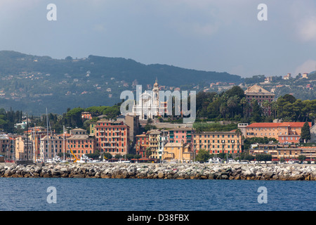 Santa Margherita - schöne Hafenstadt in Italien Stockfoto