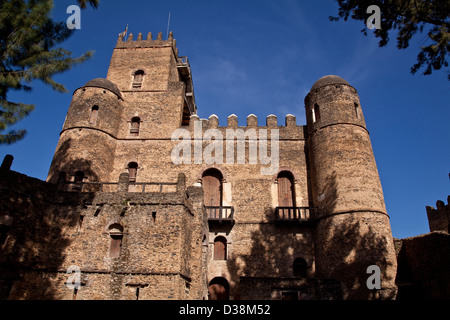 Fasilidas Burg, Fasil Ghebbi (königliche Gehege) Gondar, Äthiopien Stockfoto