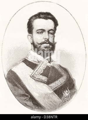 Amadeo ich oder Amadeus i., 1845 – 1890. König von Spanien. Stockfoto