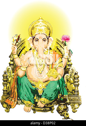 Hindu-Gott Ganesha Stockfoto