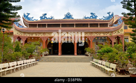 Van Hanh Pagode - Da Lat, Vietnam Stockfoto