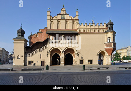 Die Renaissance Tuchhallen auf dem Hauptmarkt in Krakau, Polen. Stockfoto