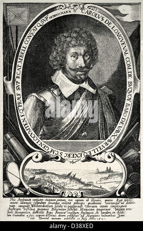 Charles Bonavenure de Longueval, Graf Bucquoy (1571-1621). Militärischer Befehlshaber. Stockfoto