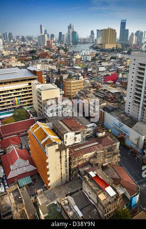 Thailand - Bangkok Chinatown, Stadtansicht von The Grand China Princess Hotel, Bankok Stockfoto