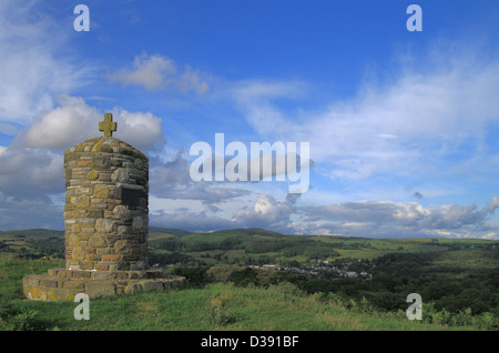 Anwoth Kirche Millenium Memorial, Vinniehill über dem Torhaus der Flotte, Dumfries and Galloway, Schottland Stockfoto