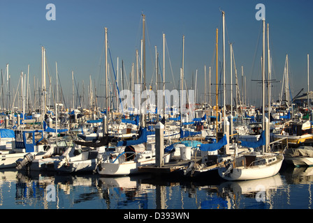 Bunte Marina in Monterey, California Stockfoto