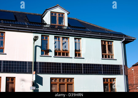 Blauer Planet Ecke Gebäude, Jericho, Oxford, UK Stockfoto