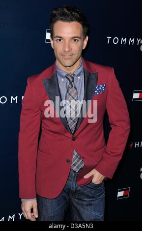 Los Angeles, Kalifornien, USA. 13. Februar 2013.  George Kotsiopoulos Teilnahme an Tommy Hilfiger Westküste Flaggschiff Grand Opening Event statt im Tommy Hilfiger in West Hollywood, Kalifornien am 13. Februar 2013. 2013 (Bild Kredit: Kredit: D. Long/Globe Photos/ZUMAPRESS.com/Alamy Live-Nachrichten) Stockfoto