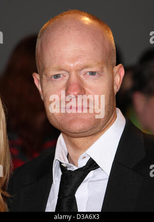 JAKE WOOD Schauspieler NATIONAL Television AWARDS RED CARPET Ankünfte LONDON, ENGLAND, UK 23. Januar 2013 DIO58438 Stockfoto