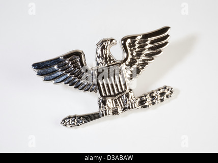 Stillleben, US-Militäroffizier, Colonel Insignia Rank, USA Stockfoto