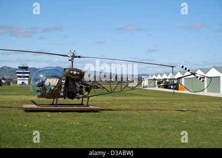 M.a.s.h. Bell 47 Hubschrauber in Neuseeland Stockfoto