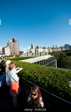 Vereinigte Staaten, New York City, Manhattan, Ostseite, Metropolitan Museum of Art, Roof Top Garden Stockfoto