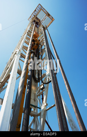 Grosse Benzin Explorationsbohrungen Maschine Oberteil Stockfoto