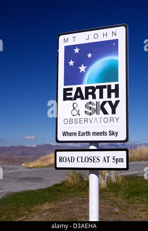 Mount John Observatorium Südinsel Neuseeland Stockfoto