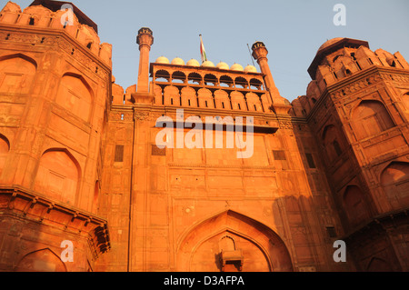 Das Rote Fort Delhi, Indien Stockfoto