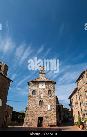 Palazzo dell'Archivio, Sovana, Grosseto, Toskana, Italien Stockfoto