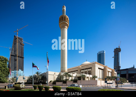 Große Moschee Masjid al-Kabir, Kuwait-Stadt, Kuwait Stockfoto