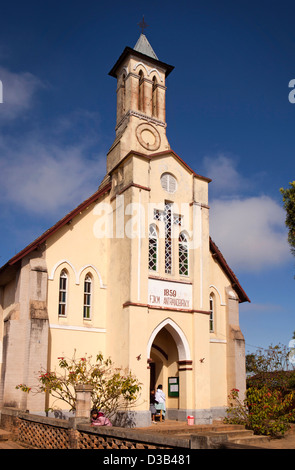 Madagaskar, Fianarantsoa, Oberstadt, Haute-Ville, Antranobiriky evangelische Kirche Stockfoto