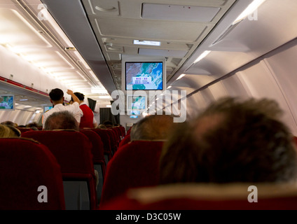 Ein Air Koryo Tupolev Flugzeug, Pyongyang, Nordkorea Stockfoto