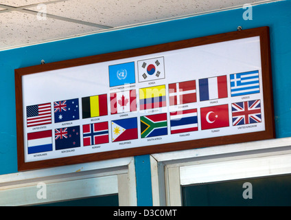 Der Joint Security Area, Dmz, Panmunjom, Nordkorea Stockfoto