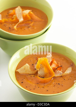 Mulligatawny Suppe Curry Gemüsesuppe Stockfoto