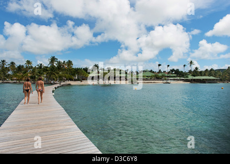 Club Med Les Boucaniers, Strand-Luxus-Resort, Le Marin, Martinique Insel, kleine Antillen, Karibisches Meer, Frankreich Stockfoto