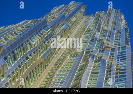 Detail der Gehry In New York, Apartment-Gebäude In Lower Manhattan in New York City, USA Stockfoto