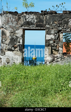 Historische Stadt von Saint-Pierre, Insel Martinique, kleine Antillen, Karibisches Meer, Frankreich Stockfoto