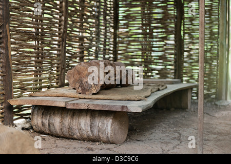 Sklaven-Savanne, Savanne des Esclaves, Insel Martinique, kleine Antillen, Karibisches Meer, Frankreich Stockfoto