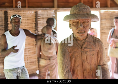 Sklaven-Savanne, Savanne des Esclaves, Insel Martinique, kleine Antillen, Karibisches Meer, Frankreich Stockfoto