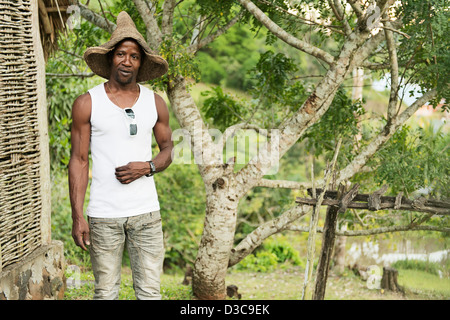 Sklaven-Savanne, Savanne des Esclaves, Insel Martinique, kleine Antillen, Karibisches Meer, Frankreich Stockfoto