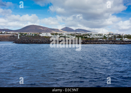 Puerto Calero Hafen Lanzarote Kanarische Inseln Stockfoto