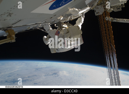 Erde aus dem Weltraum: Ein Astronaut Ansicht (NASA, internationale Raumstation Wissenschaft, 11.02.10) Stockfoto