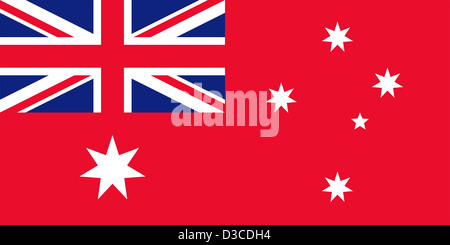 Flagge von Australien. Stockfoto