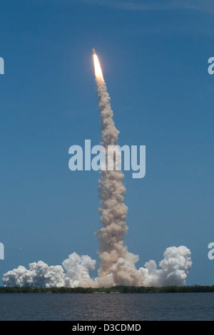 Space Shuttle Atlantis hebt ab! (NASA, 14.05.10) Stockfoto