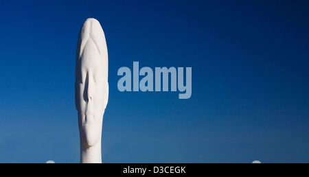 "Traum" Skulptur entworfen vom Künstler Jaume Plensa, Nürnberg, Merseyside, England, Uk, Europa Stockfoto